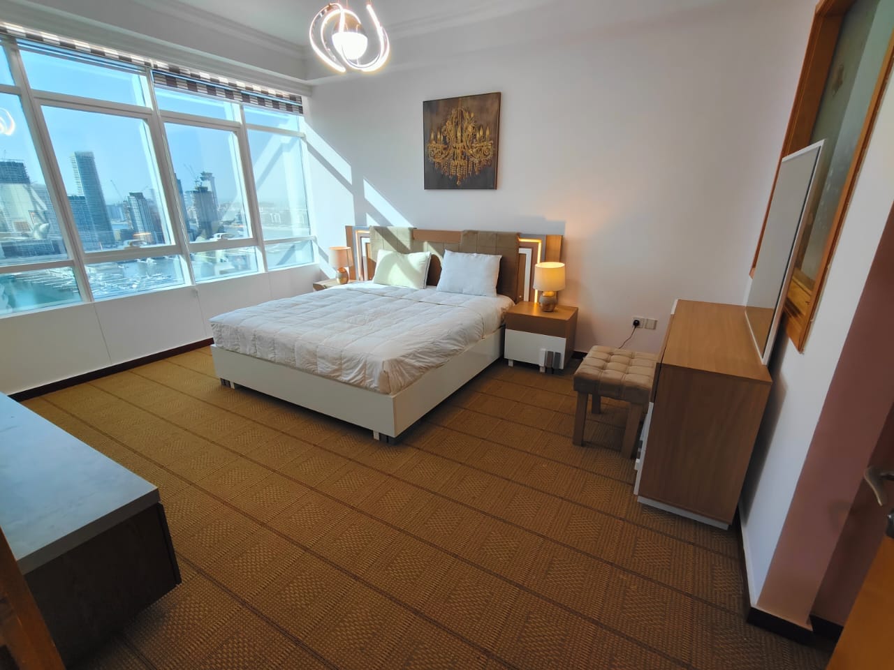 fully funished master room for rent in dubai marina